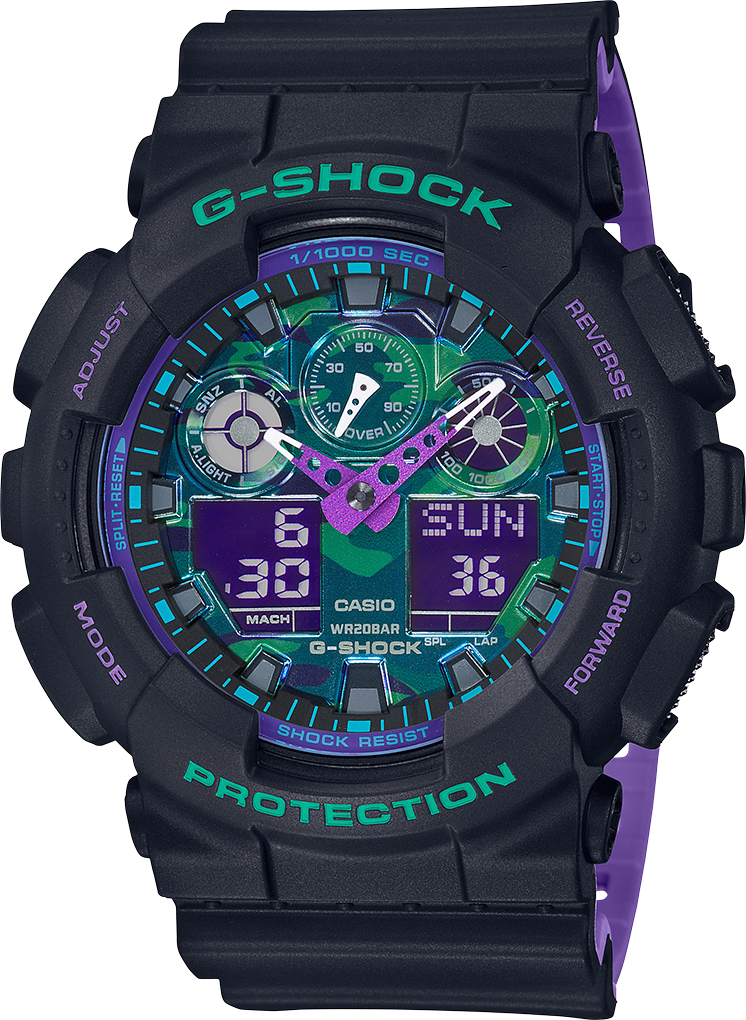 G-SHOCK ANALOG DIGITAL (GA100BL-1A)